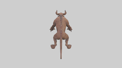 Hell Hound model VR / AR / low-poly