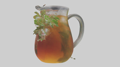 3D model Herbal iced tea model VR / AR / low-poly