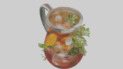 3D model Herbal iced tea model VR / AR / low-poly