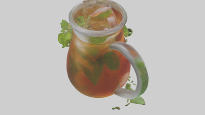 3D model Herbal iced tea model VR / AR / low-poly