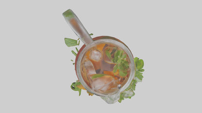 3D model Herbal iced tea model VR / AR / low-poly