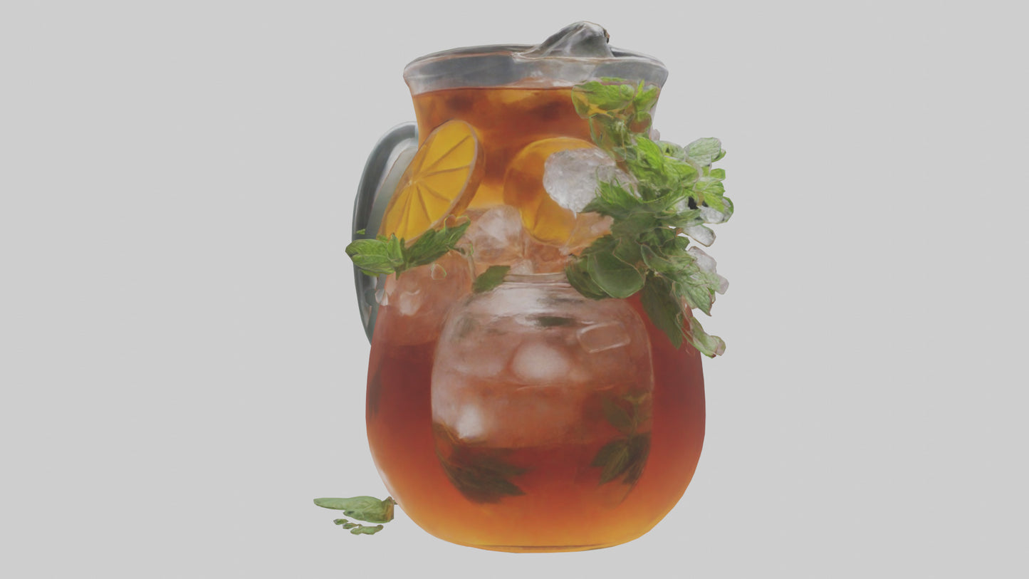 3D model Herbal iced tea model VR / AR / low-poly