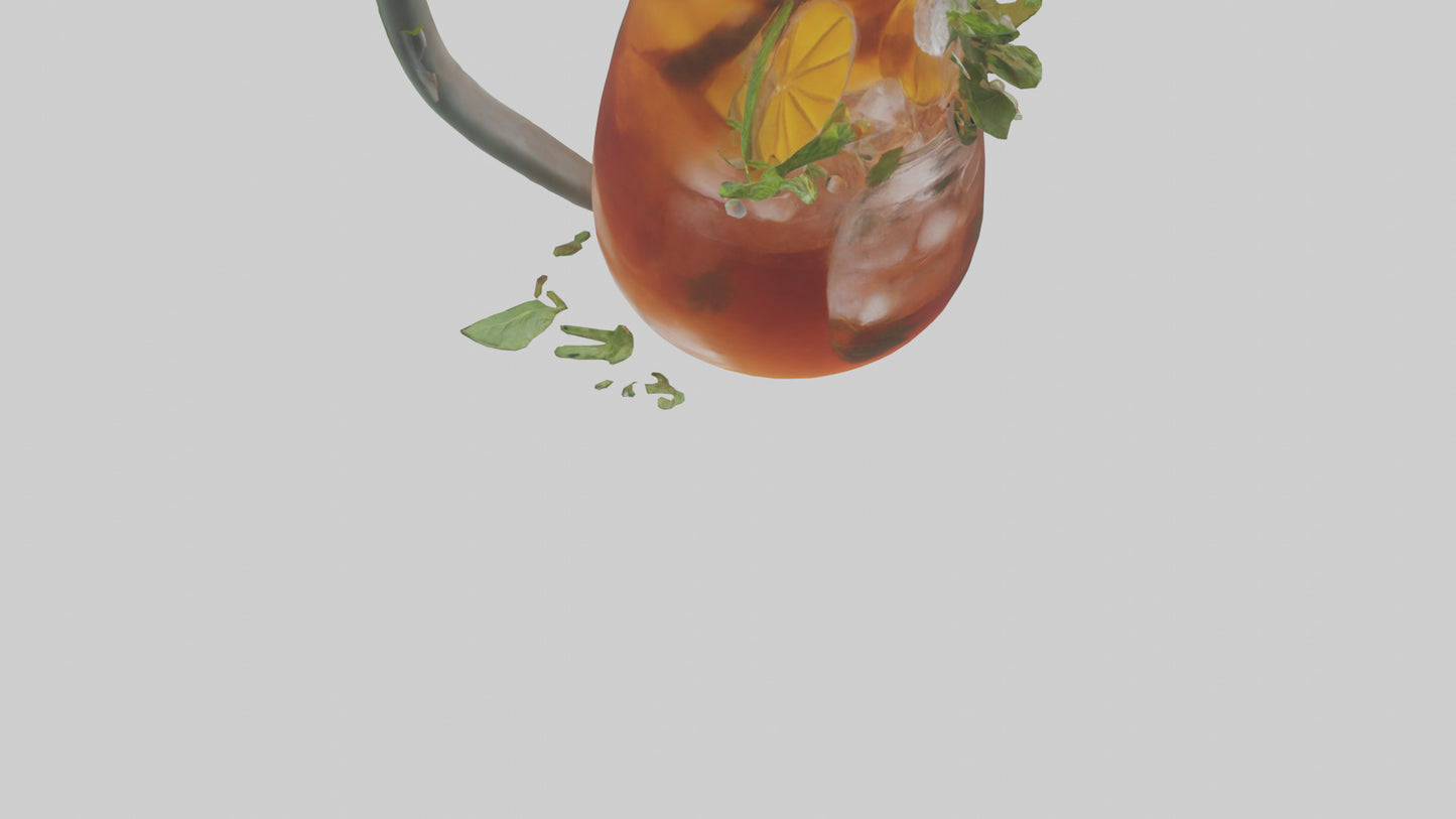 3D model Herbal iced tea model VR / AR / low-poly