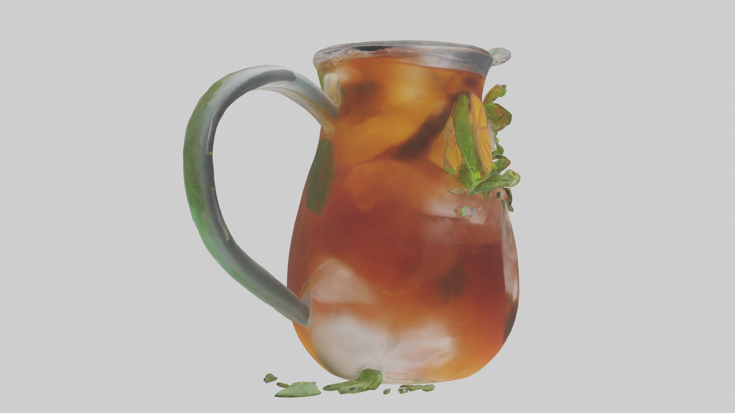 3D model Herbal iced tea model VR / AR / low-poly