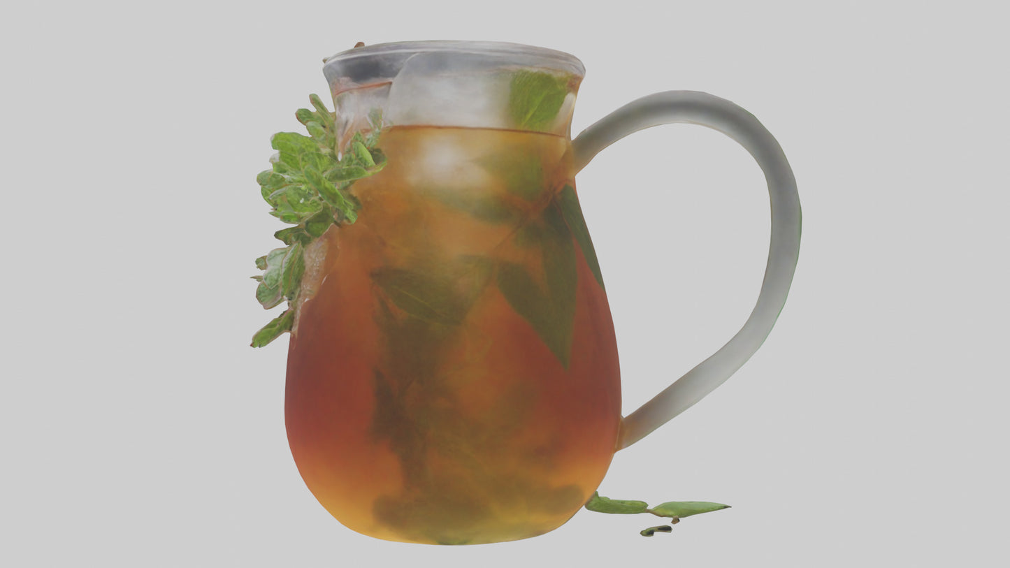 3D model Herbal iced tea model VR / AR / low-poly