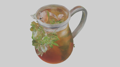 3D model Herbal iced tea model VR / AR / low-poly