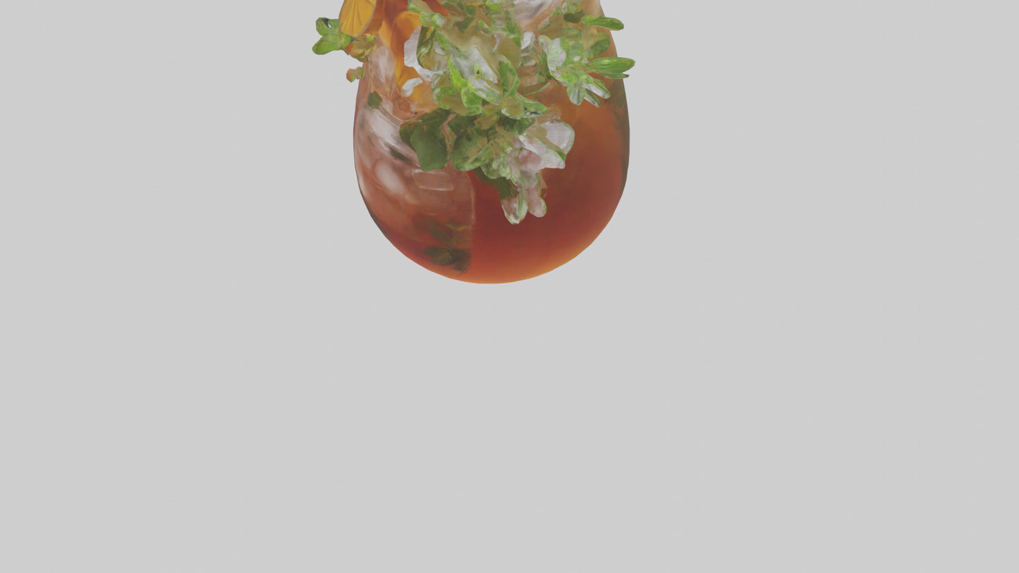 3D model Herbal iced tea model VR / AR / low-poly