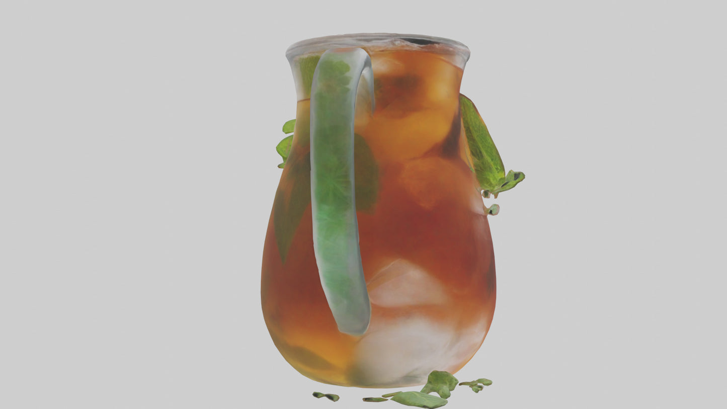 3D model Herbal iced tea model VR / AR / low-poly