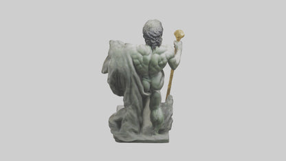 Hercules statue model VR / AR / low-poly