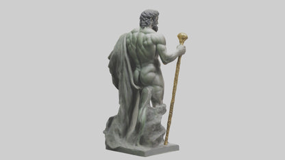 Hercules statue model VR / AR / low-poly