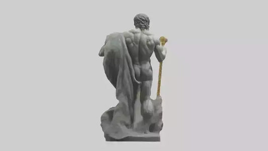 Hercules statue model VR / AR / low-poly