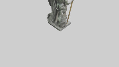 Hercules statue model VR / AR / low-poly