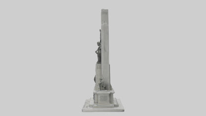 3D model Heroes of Independence monument model VR / AR / low-poly