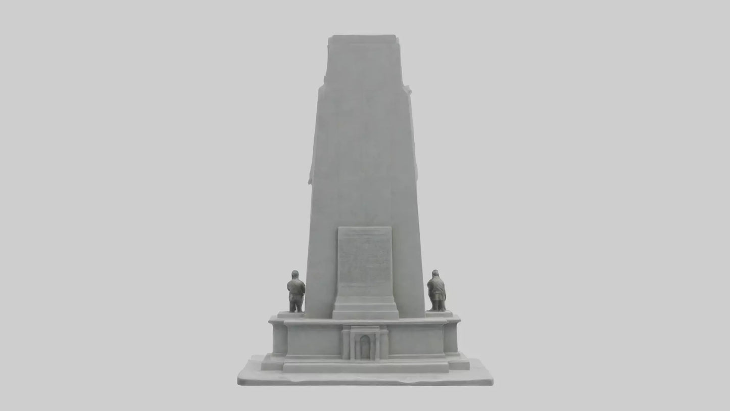 3D model Heroes of Independence monument model VR / AR / low-poly