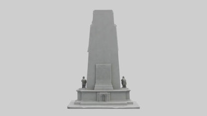 3D model Heroes of Independence monument model VR / AR / low-poly