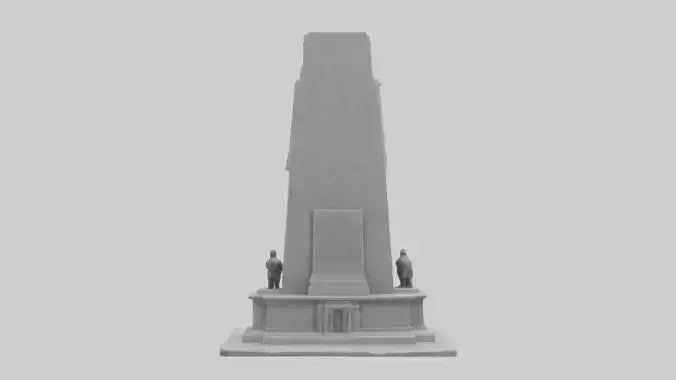 3D model Heroes of Independence monument model VR / AR / low-poly