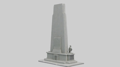3D model Heroes of Independence monument model VR / AR / low-poly