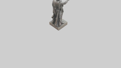 3D model Heroes of Revolution statue model VR / AR / low-poly
