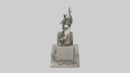 3D model Heroes of the War for Peace statue model VR / AR / low-poly