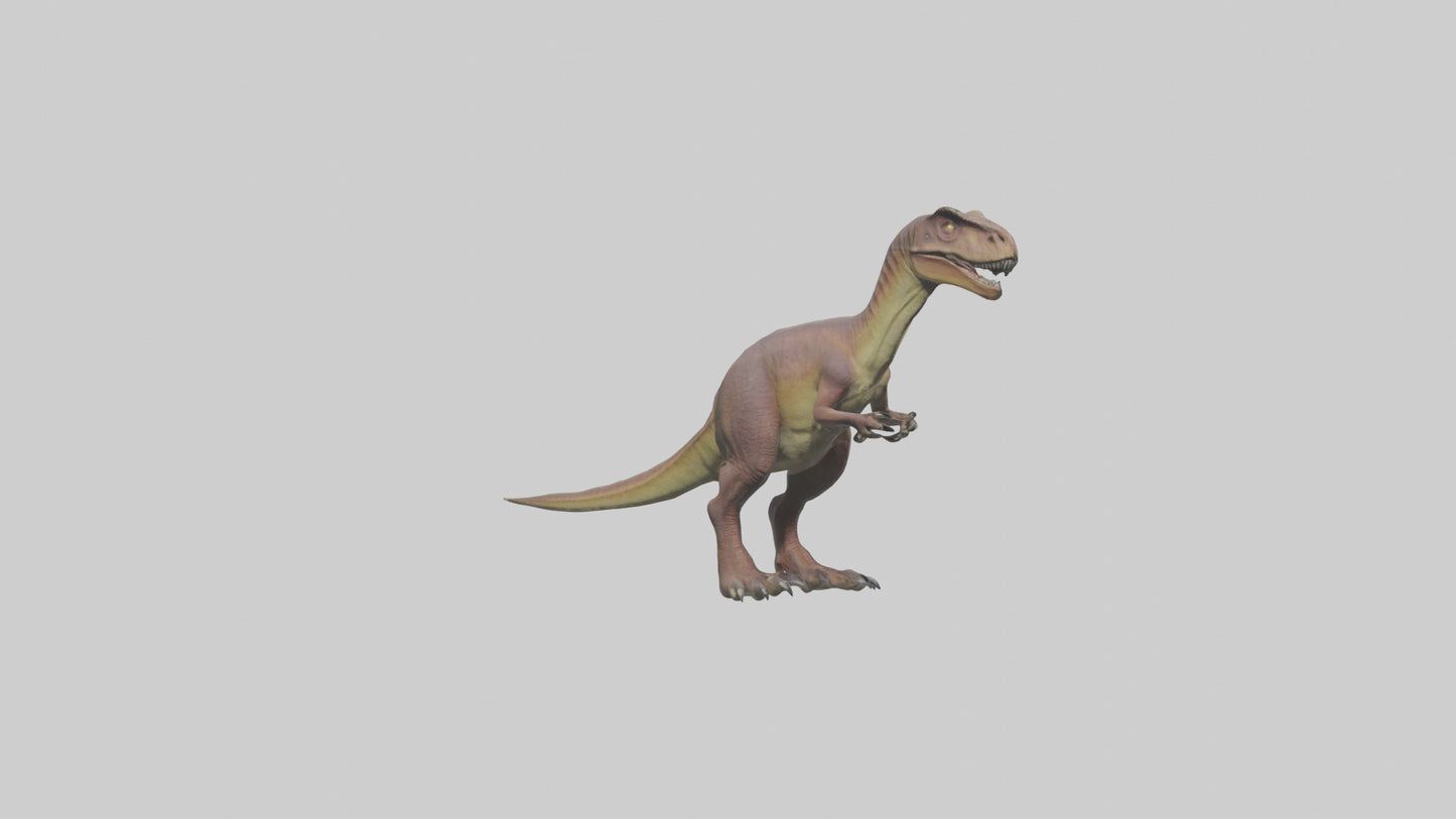 3D model Herrerasaurus model VR / AR / low-poly