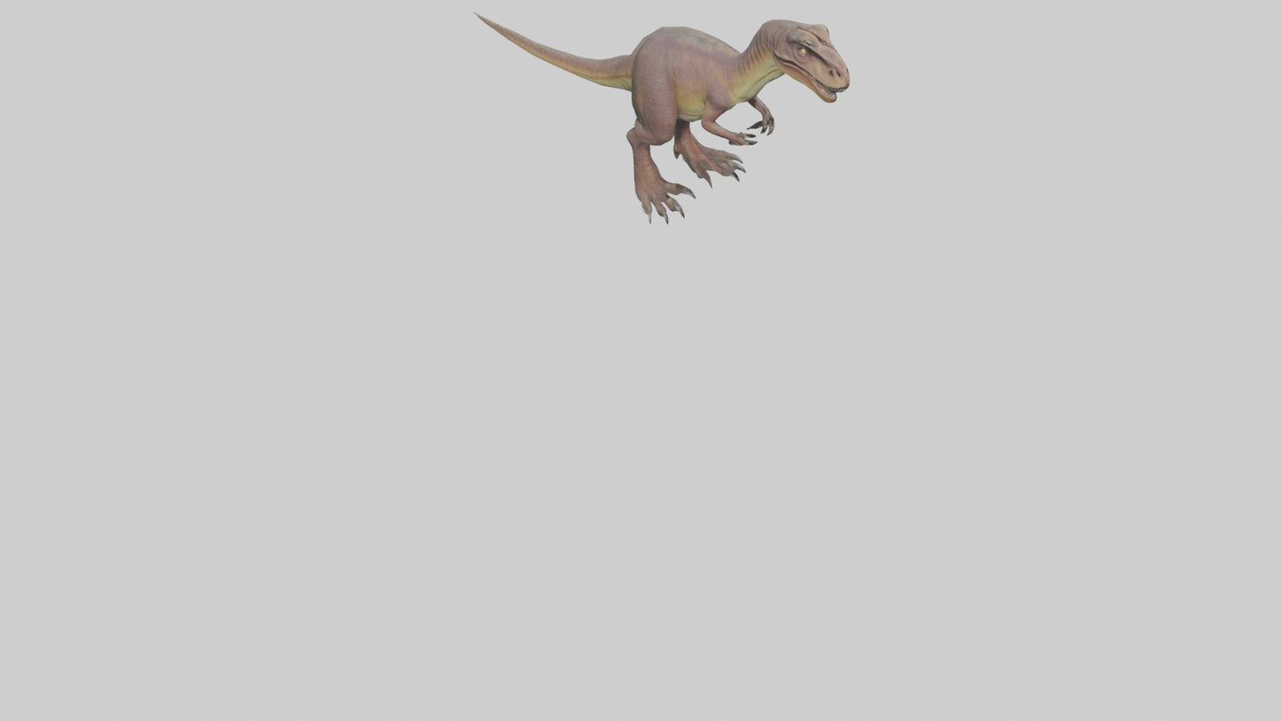 3D model Herrerasaurus model VR / AR / low-poly