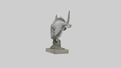 3D model Herring statue model VR / AR / low-poly