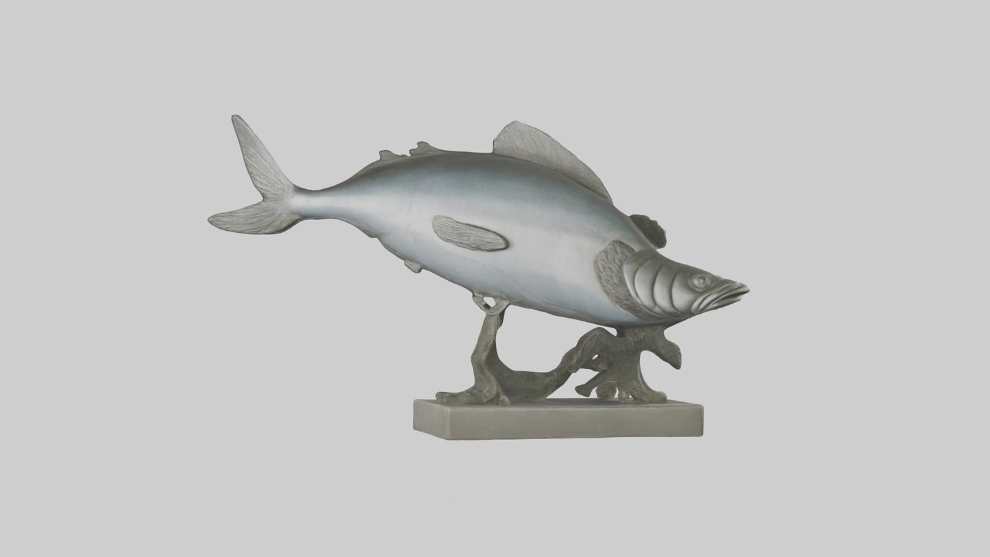 3D model Herring statue model VR / AR / low-poly