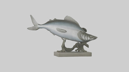 3D model Herring statue model VR / AR / low-poly