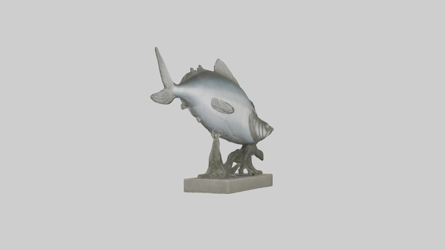 3D model Herring statue model VR / AR / low-poly