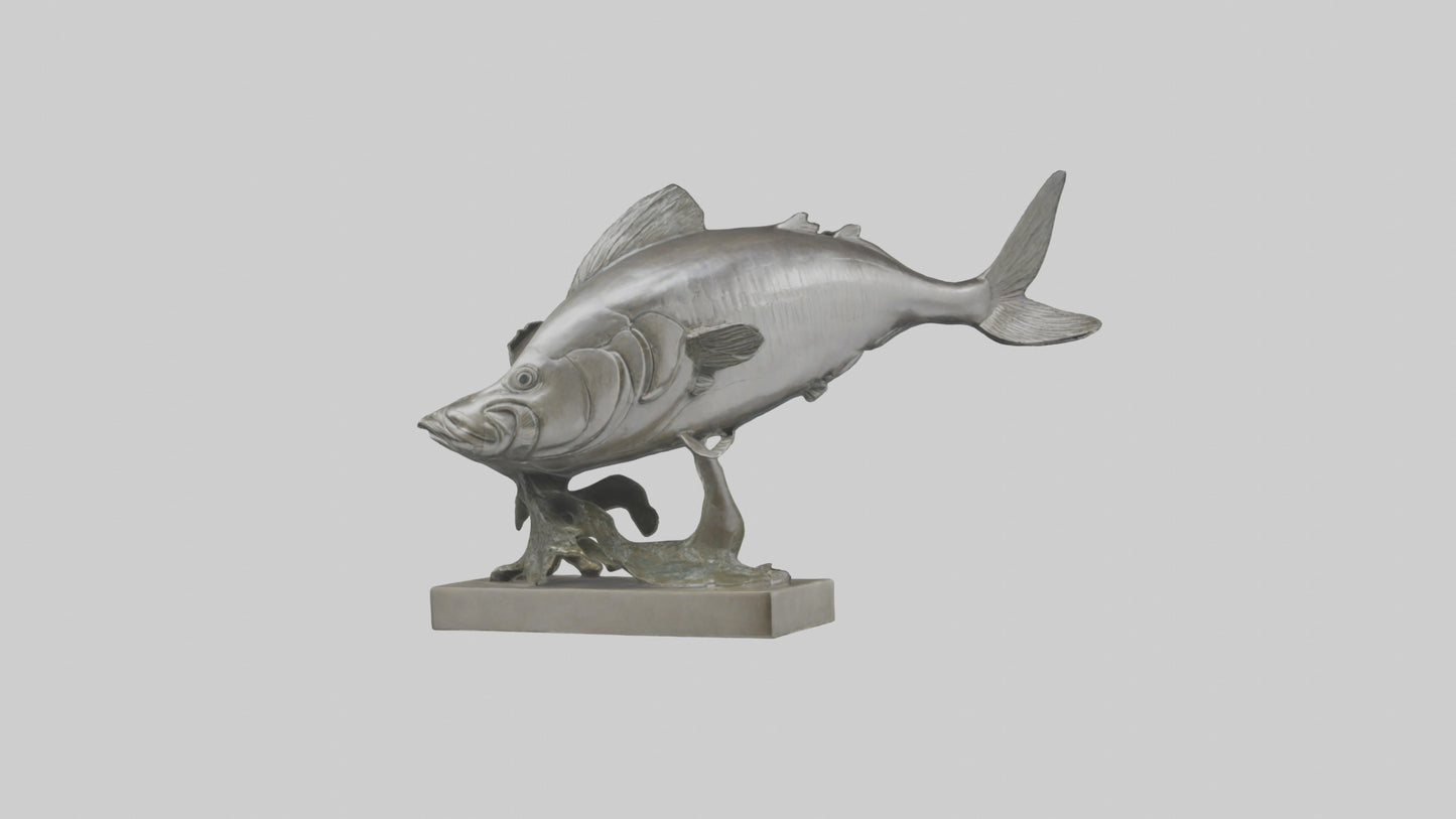 3D model Herring statue model VR / AR / low-poly