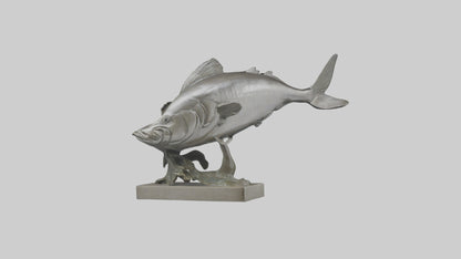 3D model Herring statue model VR / AR / low-poly