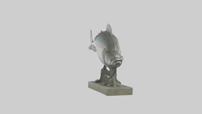 3D model Herring statue model VR / AR / low-poly