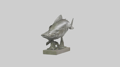 3D model Herring statue model VR / AR / low-poly