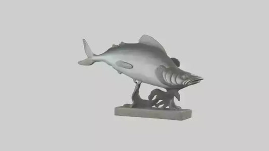 3D model Herring statue model VR / AR / low-poly