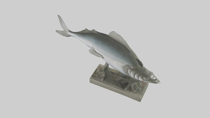 3D model Herring statue model VR / AR / low-poly