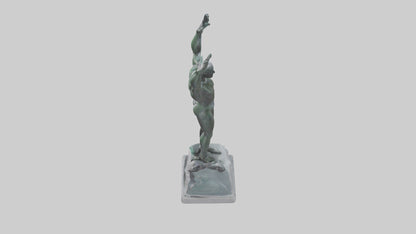 3D model High Diver at Peak statue model VR / AR / low-poly