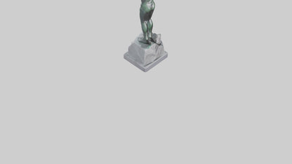 3D model High Diver at Peak statue model VR / AR / low-poly