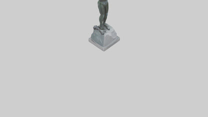 3D model High Diver at Peak statue model VR / AR / low-poly