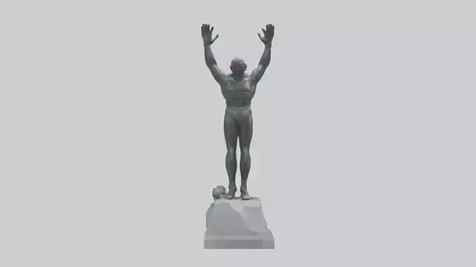 3D model High Diver at Peak statue model VR / AR / low-poly