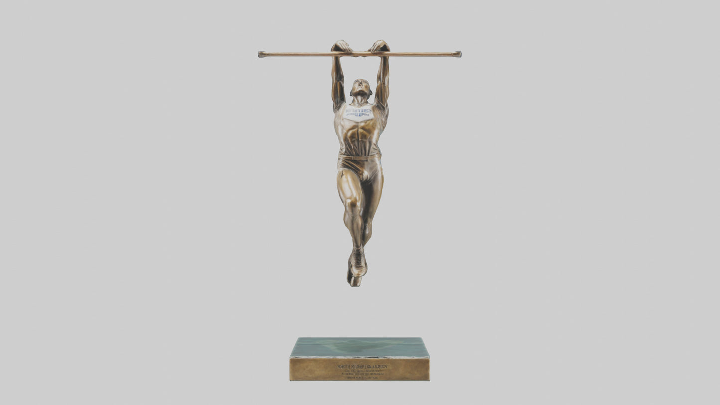 3D model HighJumper in Air statue model VR / AR / low-poly