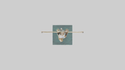 3D model HighJumper in Air statue model VR / AR / low-poly