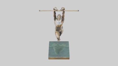 3D model HighJumper in Air statue model VR / AR / low-poly