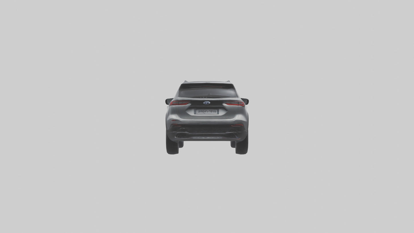 Highperformance Crossover SUV model VR / AR / low-poly
