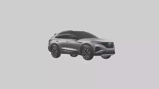 Highperformance Crossover SUV model VR / AR / low-poly