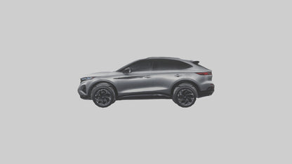 Highperformance Crossover SUV model VR / AR / low-poly