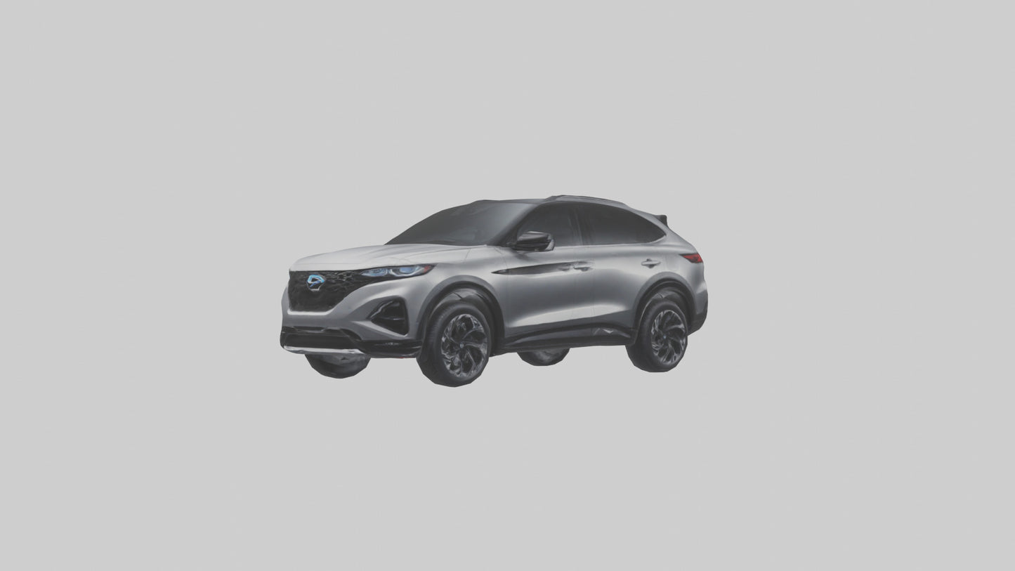 Highperformance Crossover SUV model VR / AR / low-poly
