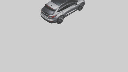 Highperformance Crossover SUV model VR / AR / low-poly