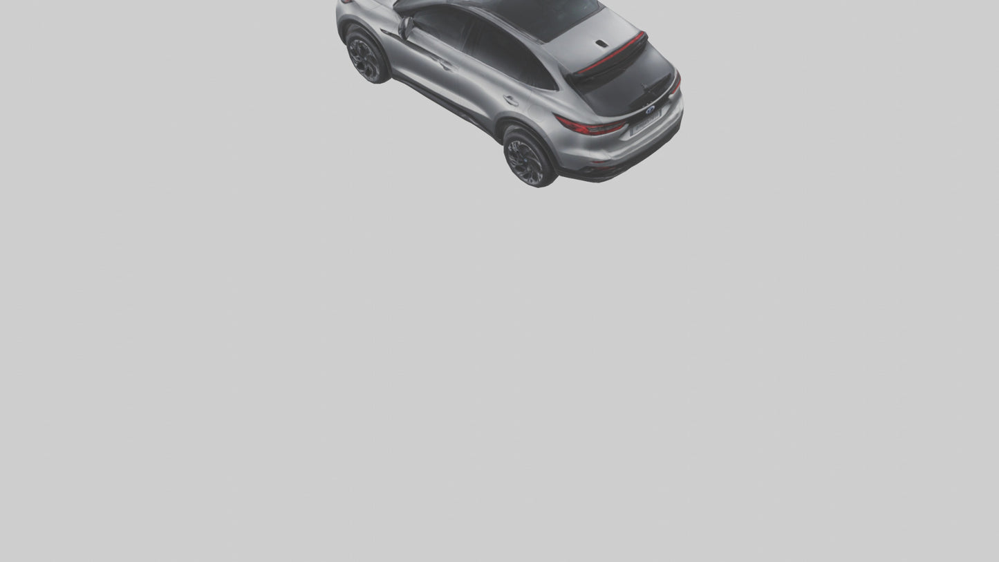 Highperformance Crossover SUV model VR / AR / low-poly