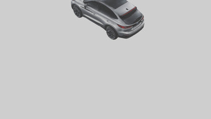Highperformance Crossover SUV model VR / AR / low-poly