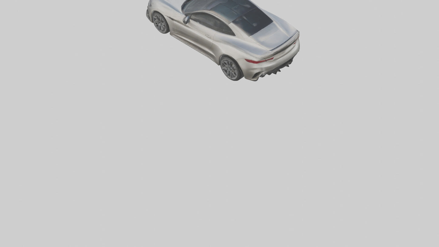 Highperformance Luxury Coupe model VR / AR / low-poly